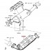 CATALYTIC CONVERTER FOR A MITSUBISHI V80# - EXHAUST MANIFOLD