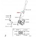 TRANSFER 4WD LEVER KNOB FOR A MITSUBISHI KA,B0# - TRANSFER FLOOR SHIFT CONTROL