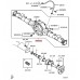 REAR AXLE WITH DIFF FOR A MITSUBISHI KA,B0# - REAR AXLE WITH DIFF