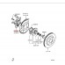 FRONT LEFT HUB AND KNUCKLE WITH ABS SENSOR  FOR A MITSUBISHI V90# - FRONT LEFT HUB AND KNUCKLE WITH ABS SENSOR 