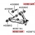 UPPER WISHBONE FRONT RIGHT FOR A MITSUBISHI FRONT SUSPENSION - 
