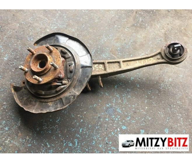 HUB AND TRAILING ARM REAR RIGHT FOR A MITSUBISHI DELICA D:5/SPACE WAGON - CV2W