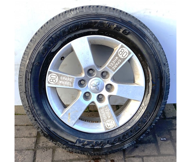 SPARE WHEEL AND 18INCH TYRE FOR A MITSUBISHI V80,90# - SPARE WHEEL AND 18INCH TYRE
