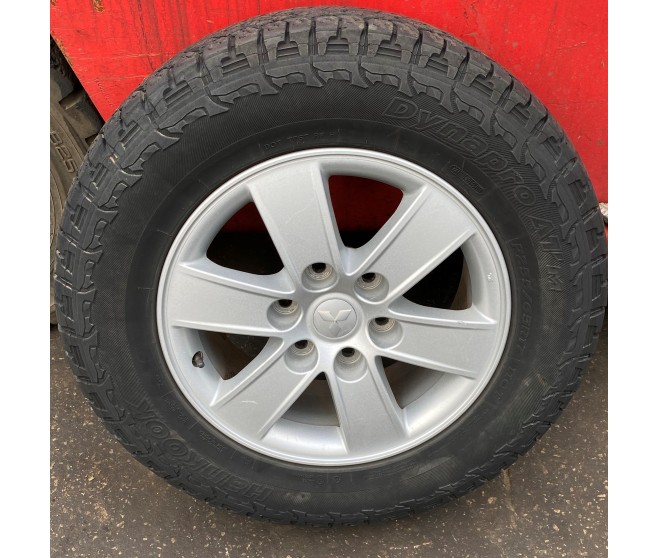 ALLOY WHEEL WITH TYRE 17 FOR A MITSUBISHI V90# - WHEEL,TIRE & COVER