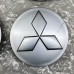 SET OF 60 MM ALLOY CENTER CAPS FOR A MITSUBISHI CV0# - SET OF 60 MM ALLOY CENTER CAPS