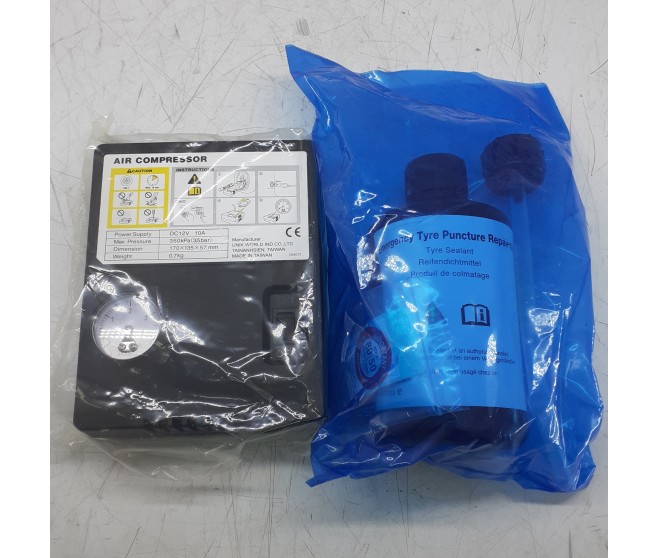 TYRE AIR COMPRESSOR AND PUNTURE SEALANT KIT FOR A MITSUBISHI ASX - GA8W