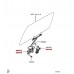 WINDOW REGULATOR AND MOTOR REAR RIGHT FOR A MITSUBISHI DELICA D:5/SPACE WAGON - CV4W