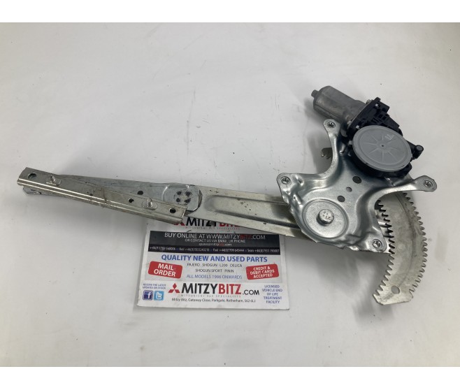 FRONT LEFT WINDOW REGULATOR AND MOTOR FOR A MITSUBISHI GF0# - FRONT LEFT WINDOW REGULATOR AND MOTOR