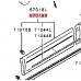 LOWER DOOR MOULDING FRONT RIGHT FOR A MITSUBISHI V90# - SIDE GARNISH & MOULDING