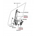 WINDOW REGULATOR AND MOTOR REAR RIGHT FOR A MITSUBISHI PAJERO/MONTERO - V74W
