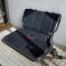 BLACK LEATHER 3RD ROW SEAT FOR A MITSUBISHI V90# - THIRD SEAT