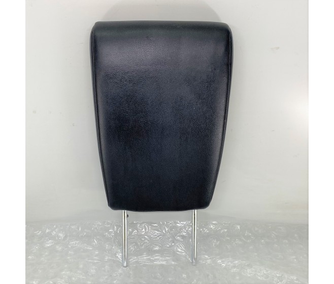 3RD ROW BLACK LEATHER HEADREST FOR A MITSUBISHI V80,90# - 3RD ROW BLACK LEATHER HEADREST