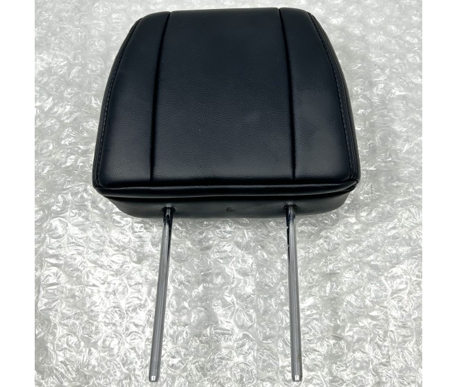 BLACK LEATHER FRONT HEAD REST FOR A MITSUBISHI SEAT - 