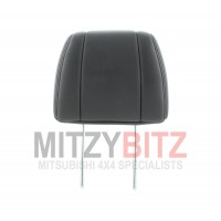 BLACK LEATHER FRONT HEAD REST