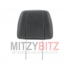 BLACK LEATHER FRONT HEAD REST