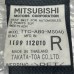 SEAT BELT REAR RIGHT OR LEFT FOR A MITSUBISHI L200 - KB4T