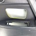 BLACK LEATHER DOOR CARD REAR RIGHT FOR A MITSUBISHI V90# - REAR DOOR TRIM & PULL HANDLE