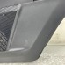 BLACK LEATHER DOOR CARD REAR RIGHT