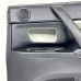 BLACK LEATHER DOOR CARD REAR RIGHT FOR A MITSUBISHI PAJERO/MONTERO - V98W