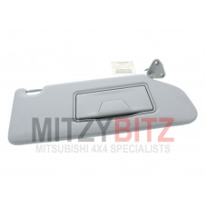 FRONT RIGHT SUN VISOR WITH MIRROR AND LAMP