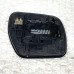 CONVEX HEATED LEFT WING MIRROR GLASS FOR A MITSUBISHI V80,90# - CONVEX HEATED LEFT WING MIRROR GLASS