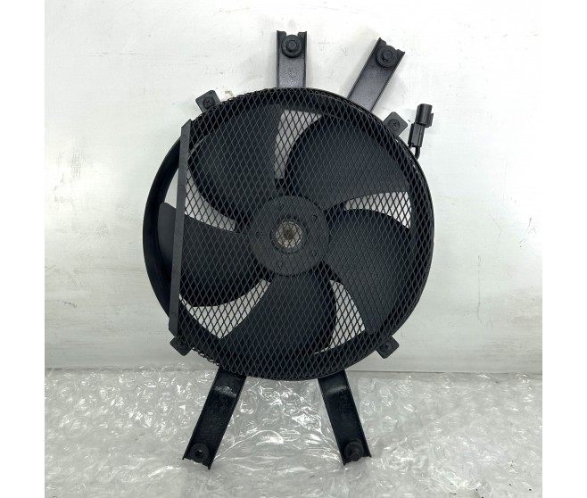 AIR CON CONDENSER FAN MOTOR AND SHROUD FOR A MITSUBISHI K60,70# - A/C CONDENSER, PIPING