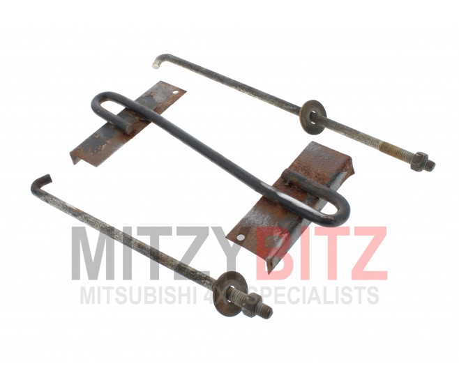 BATTERY HOLDING BRACKET WITH BOLTS FOR A MITSUBISHI KA,B0# - BATTERY HOLDING BRACKET WITH BOLTS