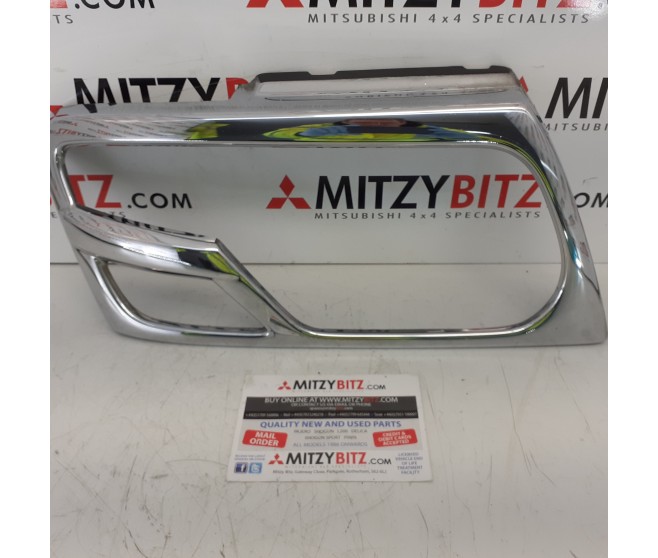 RIGHT HEADLAMP CHROME BEZEL. FOR A MITSUBISHI CHASSIS ELECTRICAL - 