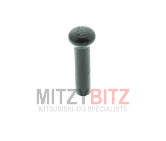 BLACK INSIDE DOOR LOCK PULL KNOB FOR A MITSUBISHI L200 - K11T