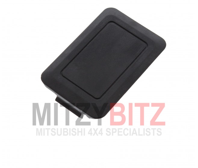 BLACK BLANKING SWITCH DASH PANEL HOLE COVER FOR A MITSUBISHI K0-K3# - BLACK BLANKING SWITCH DASH PANEL HOLE COVER