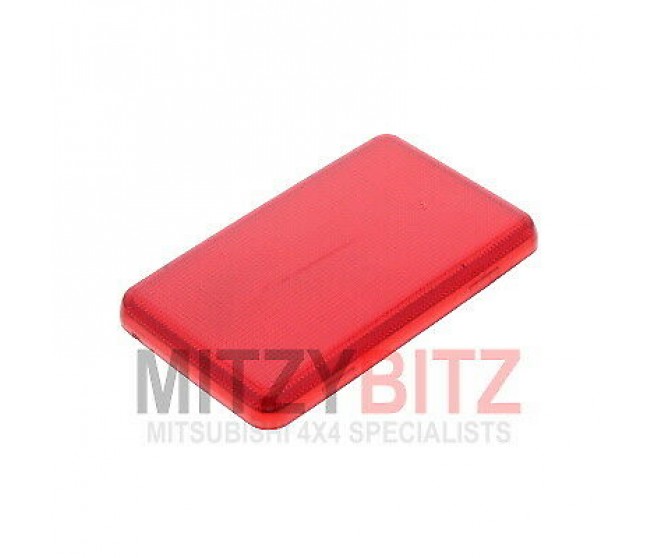 RED DOOR LAMP LENS COVER FOR A MITSUBISHI PAJERO/MONTERO - V43W