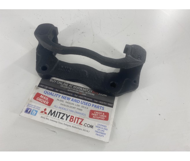 FRONT RIGHT SINGLE POT CALIPER CARRIER FOR A MITSUBISHI L04,14# - FRONT RIGHT SINGLE POT CALIPER CARRIER