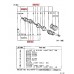 FRONT RIGHT AXLE DRIVESHAFT FOR A MITSUBISHI DELICA STAR WAGON/VAN - P25V