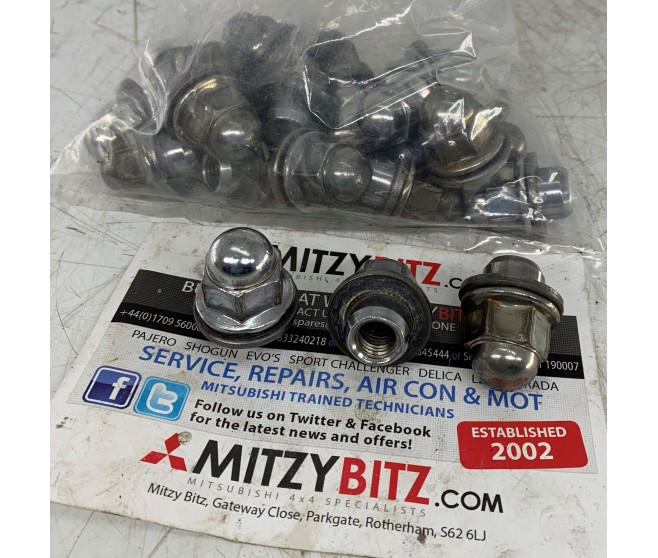 DOME HEAD WHEEL NUTS X24 FOR A MITSUBISHI GENERAL (EXPORT) - WHEEL & TIRE