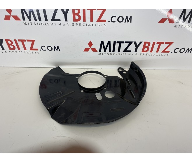 BRAKE DISC COVER PLATE - FRONT RIGHT FOR A MITSUBISHI L200 - K74T