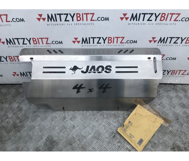 JAOS SKID PLATE FRONT UNDER ENGINE SUMP GUARD FOR A MITSUBISHI MONTERO - V43W