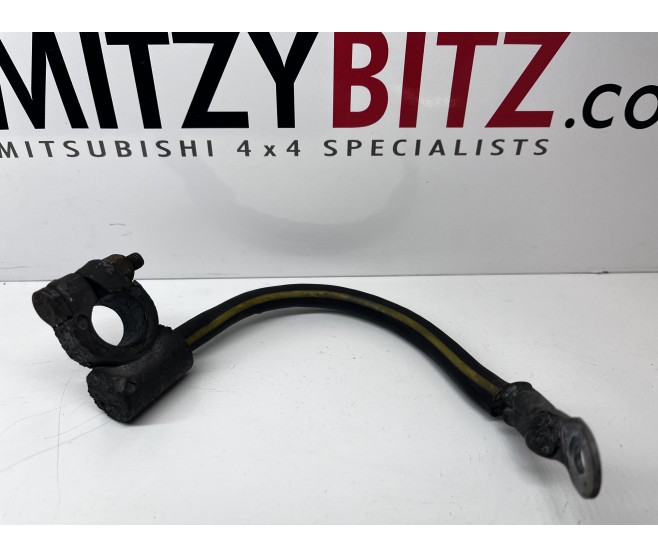SHORT BATTERY TERMINAL EARTH LEAD ( 1 BATTERY TYPE ) FOR A MITSUBISHI V20,40# - BATTERY CABLE & BRACKET
