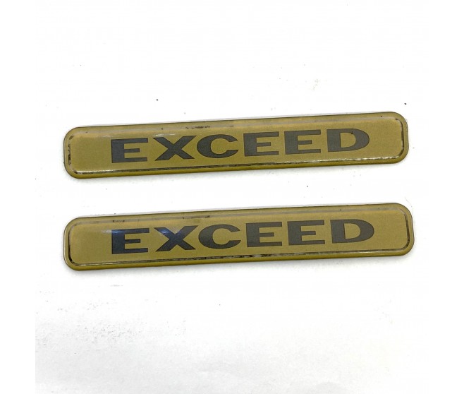 EXCEED MARK BADGE FOR A MITSUBISHI PAJERO - V45W