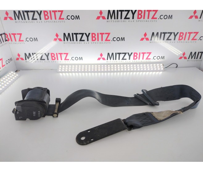 FRONT LEFT SEAT BELT FOR A MITSUBISHI PAJERO - L149G