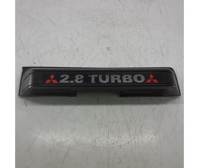 NUMBER PLATE TRIM REAR FOR A MITSUBISHI DOOR - 