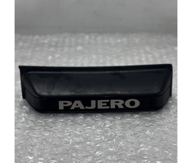 NUMBER PLATE TRIM REAR FOR A MITSUBISHI DOOR - 