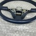 BLUE LEATHER STEERING WHEEL FOR A MITSUBISHI PAJERO - V24WG