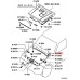 BONNET LOCK RELEASE HANDLE  FOR A MITSUBISHI MONTERO - V43W