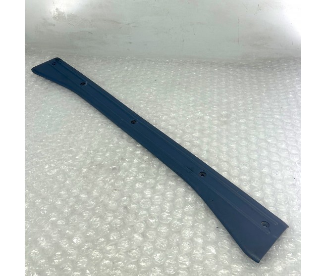 BACK DOOR SCUFF PLATE BOOT BLUE FOR A MITSUBISHI PAJERO - V43W