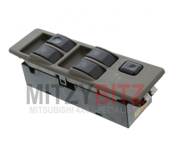 FRONT RIGHT MASTER WINDOW SWITCH FOR A MITSUBISHI PAJERO - V44W