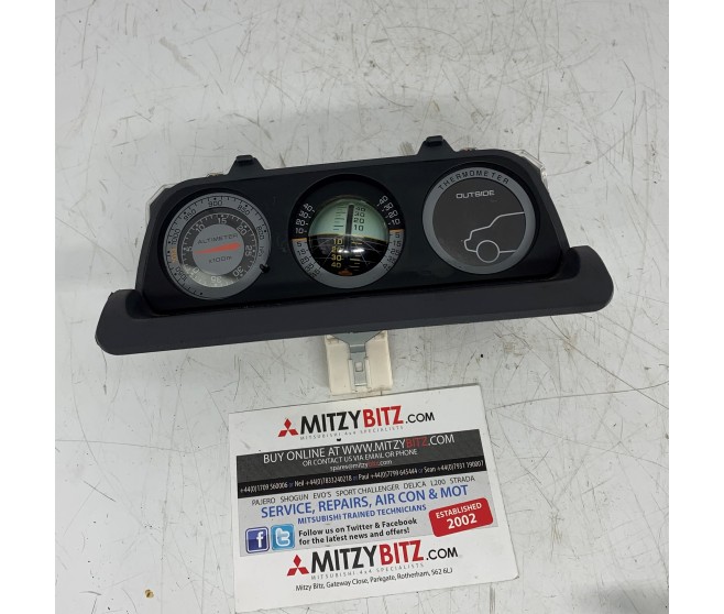 THERMOMETER & COMPASS CENTRE DASH POD GAUGES FOR A MITSUBISHI CHASSIS ELECTRICAL - 