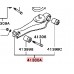 REAR SUSPENSION LOWER TRAILING ARM FOR A MITSUBISHI DELICA SPACE GEAR/CARGO - PD6W