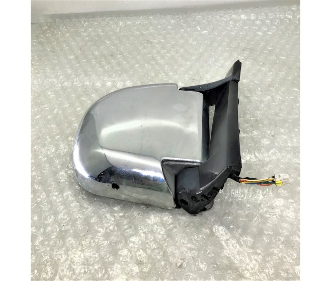 CHROME DOOR MIRROR RIGHT FOR A MITSUBISHI PA-PF# - OUTSIDE REAR VIEW MIRROR