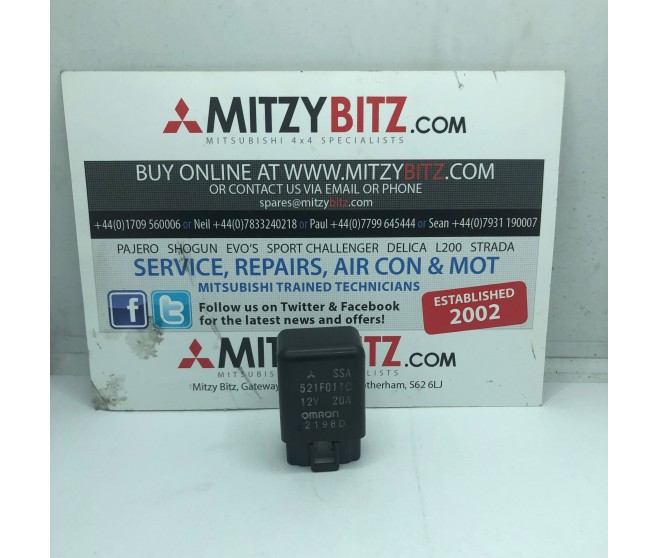 AIR CON CONTROL EQUIP RELAY 521F011C FOR A MITSUBISHI K80,90# - AIR CON CONTROL EQUIP RELAY 521F011C