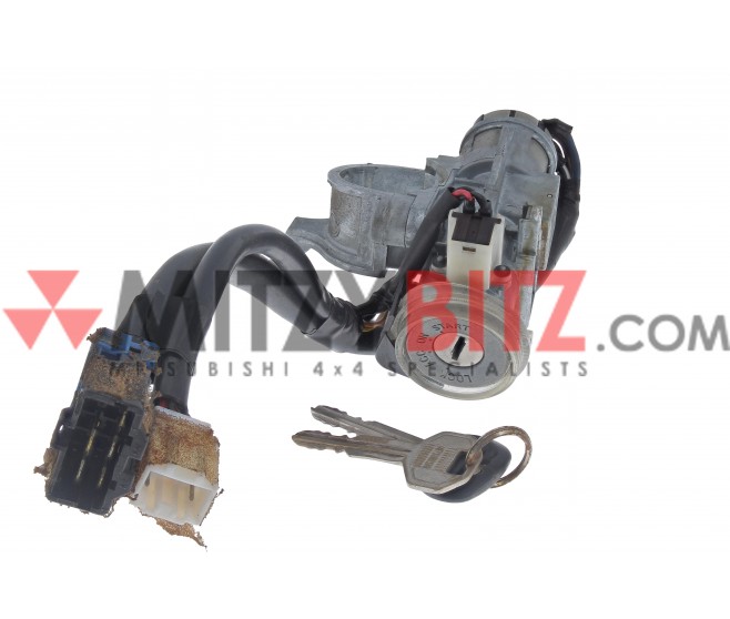 IGNITION BARREL HOUSING LOCK AND KEY FOR A MITSUBISHI BODY - 